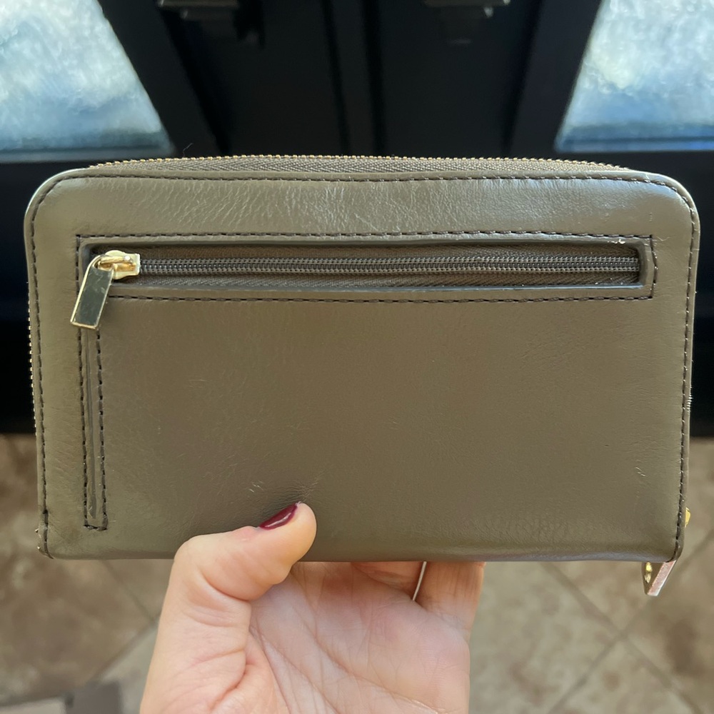 Fossil Gray Leather Wallet - image 3